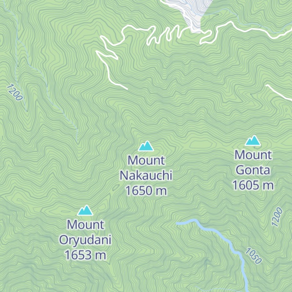 Map of Mount Nakauchi