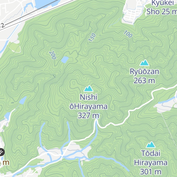 Map of Nishi ōHirayama