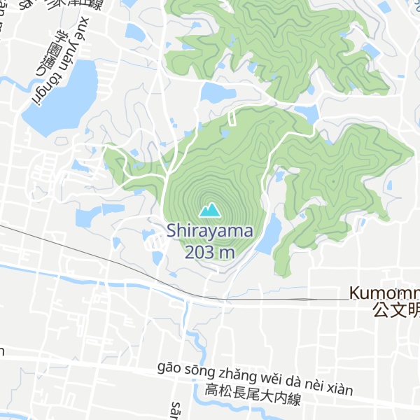 Map of Shirayama