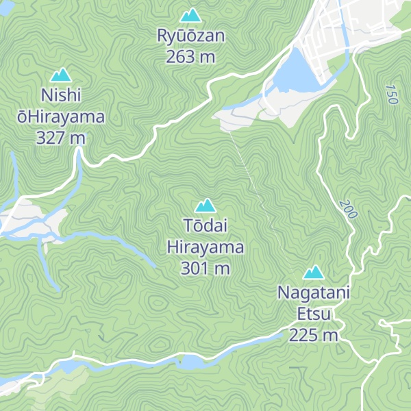 Map of Tōdai Hirayama
