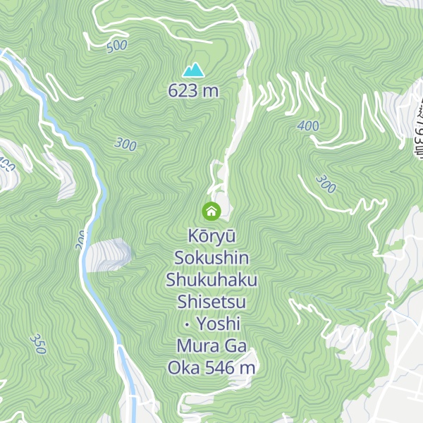 Map of Kōryū Sokushin Shukuhaku Shisetsu ･ Yoshi Mura Ga Oka