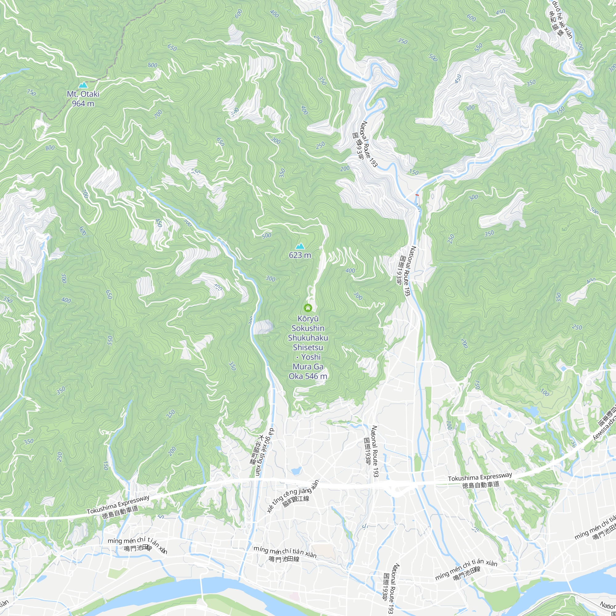 Kōryū Sokushin Shukuhaku Shisetsu ･ Yoshi Mura Ga Oka map