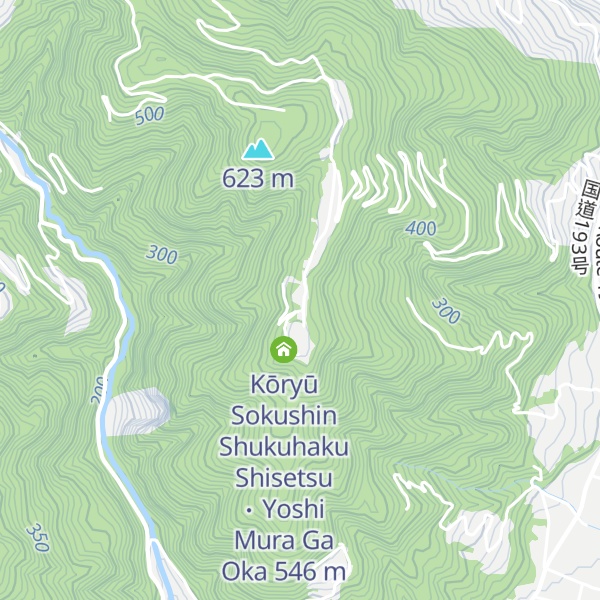 Map of Kōryū Sokushin Shukuhaku Shisetsu ･ Yoshi Mura Ga Oka