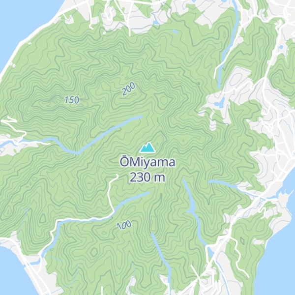 Map of ŌMiyama