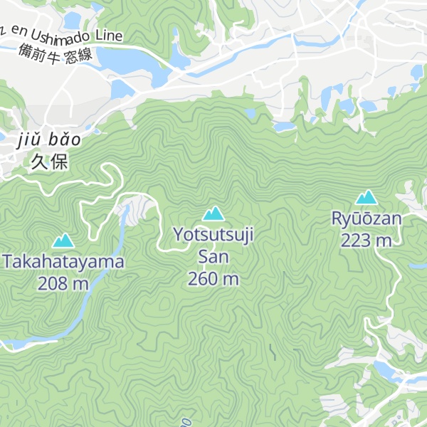 Map of Yotsutsuji San