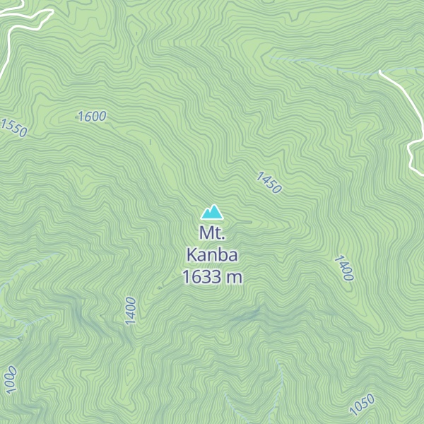 Map of Mt. Kanba