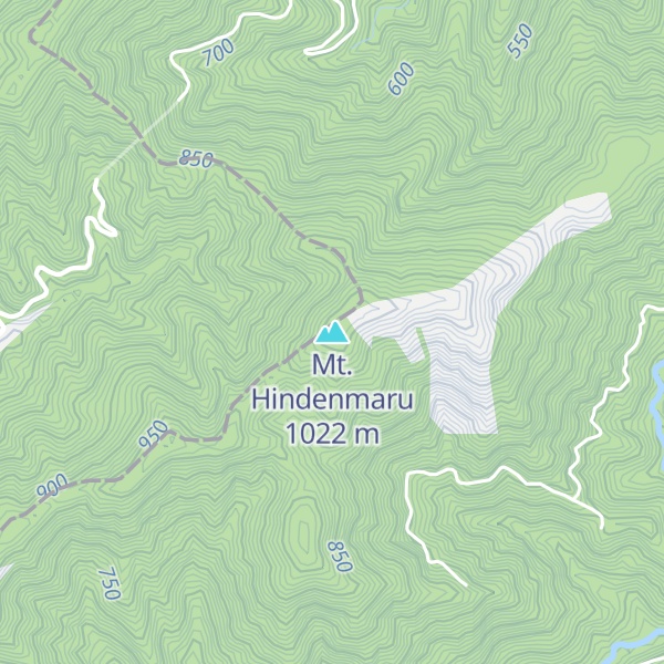 Map of Mt. Hindenmaru