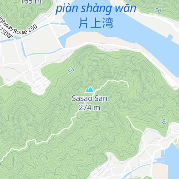 Map of Sasao San