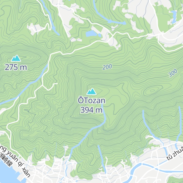 Map of ŌTozan