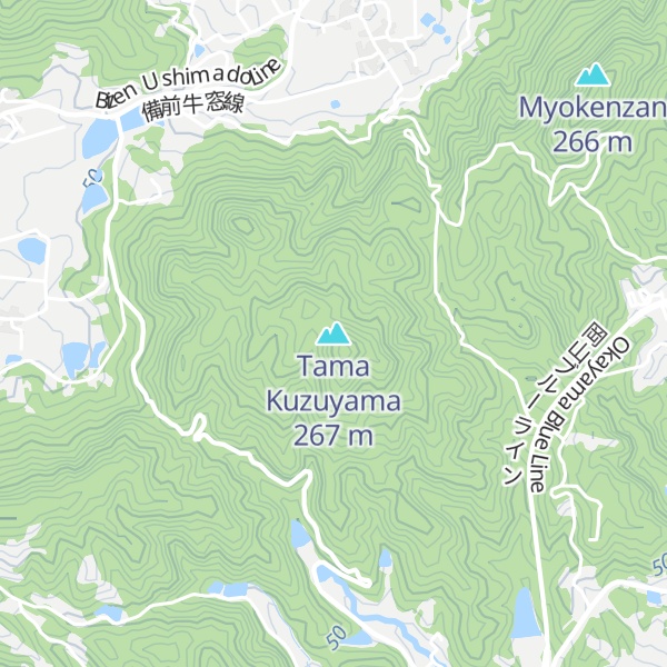 Map of Tama Kuzuyama