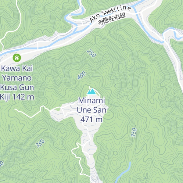 Map of Minami Une San
