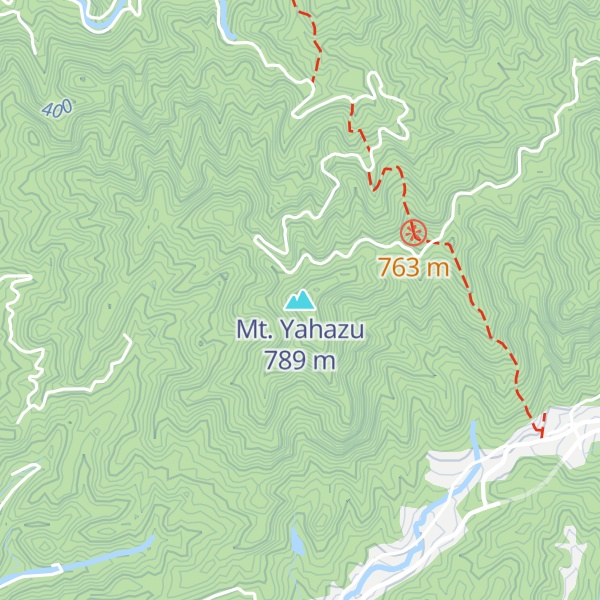 Map of Mt. Yahazu