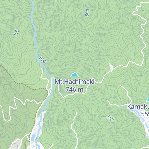 Map of Mt.Hachimaki