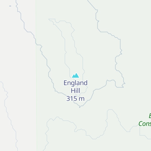Map of England Hill