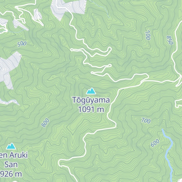 Map of Tōgūyama