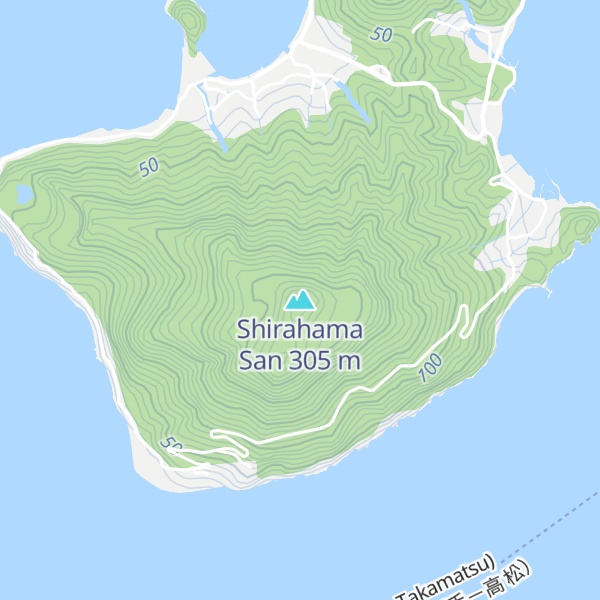 Map of Shirahama San