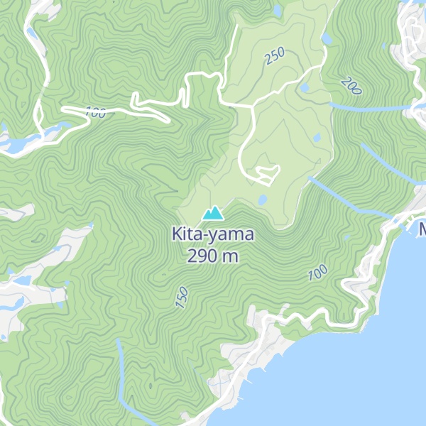 Map of Kita-yama