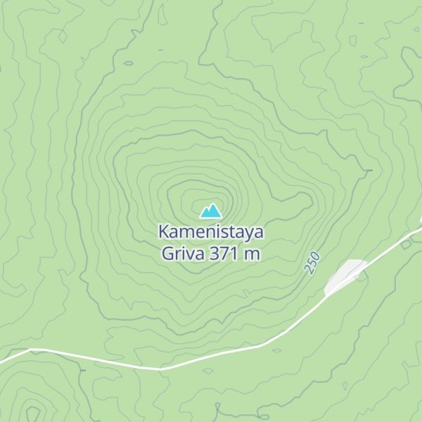 Map of Kamenistaya Griva