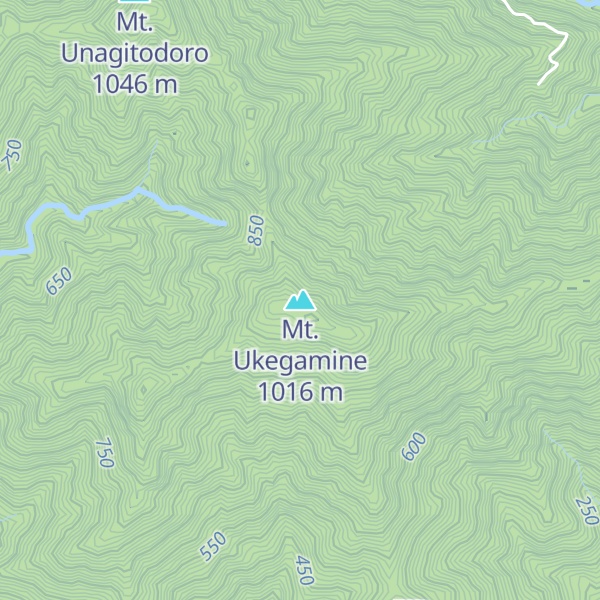 Map of Mt. Ukegamine