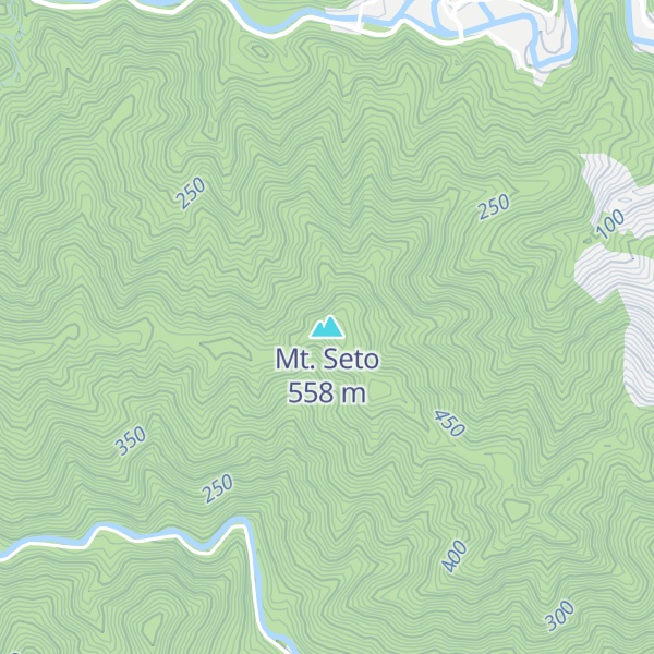 Map of Mt. Seto