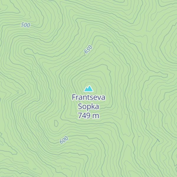 Map of Frantseva Sopka