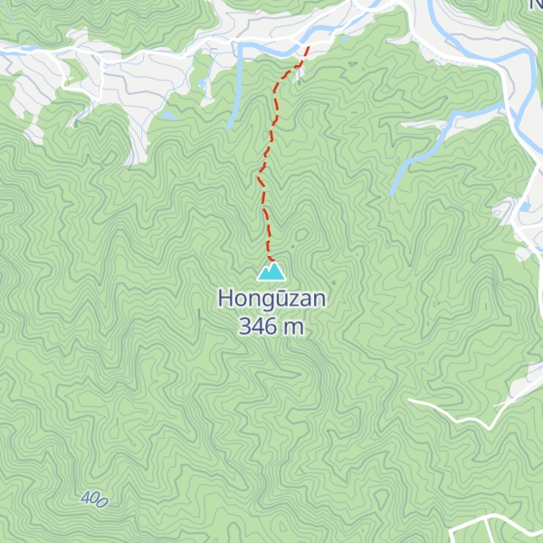 Map of Hongūzan