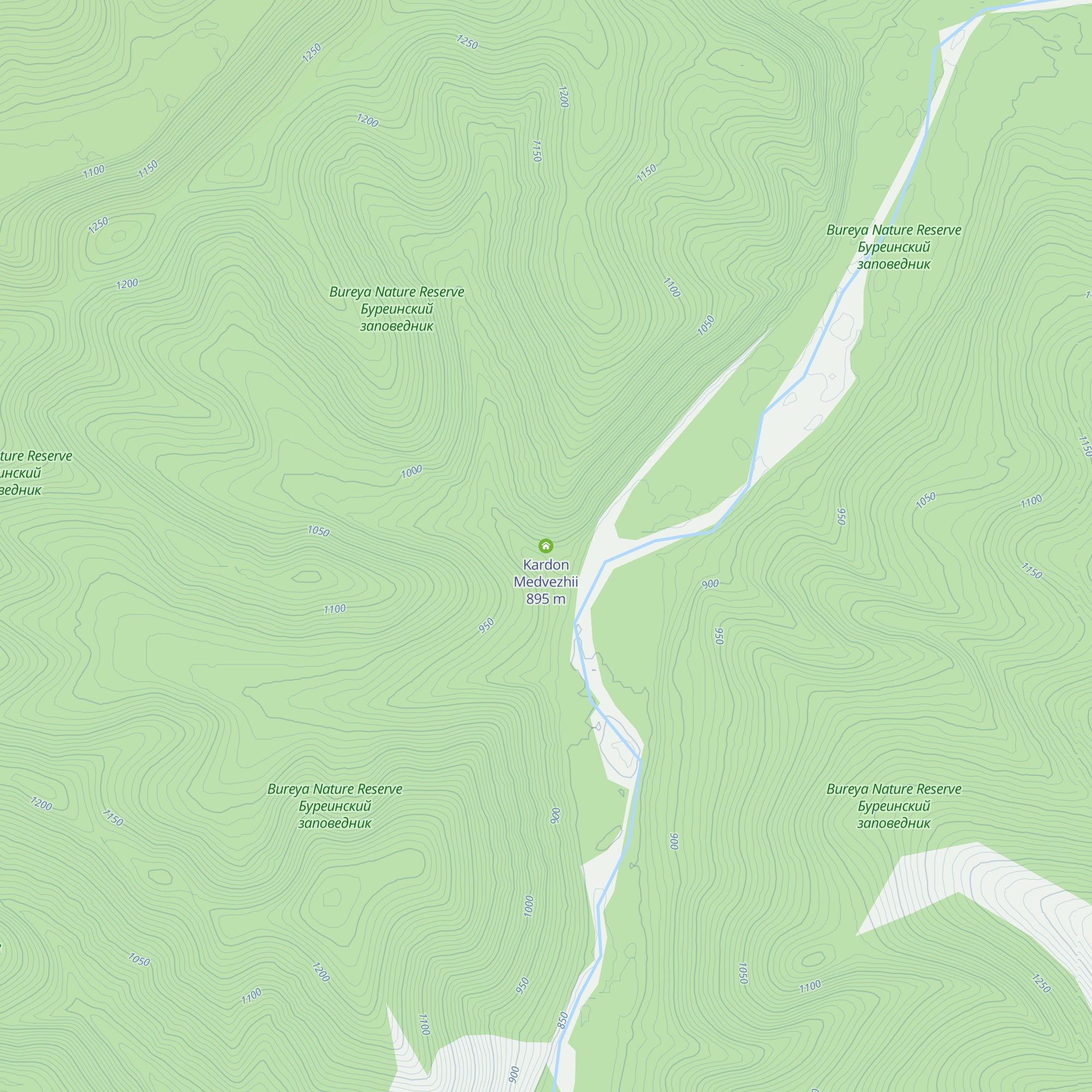 Kardon Medvezhii map
