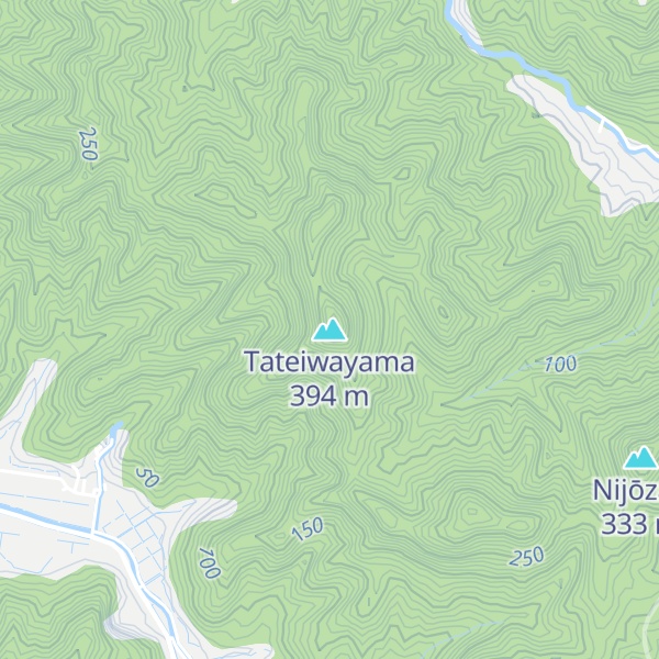 Map of Tateiwayama