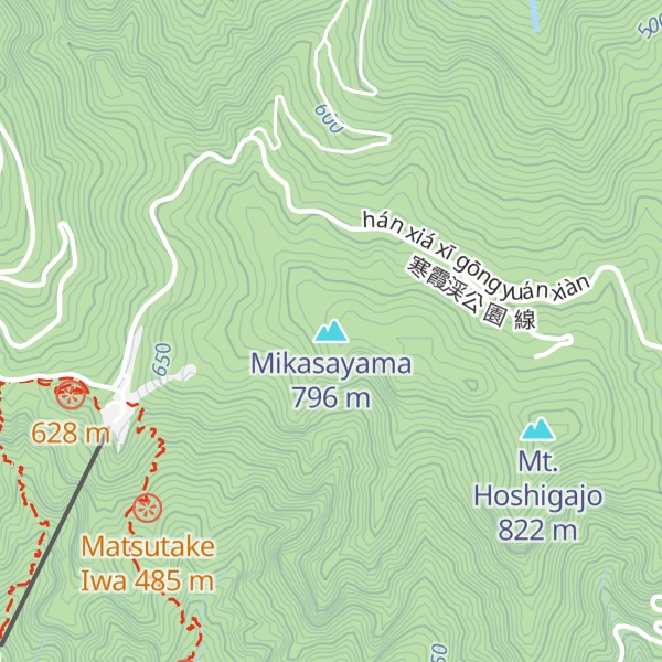 Map of Mikasayama
