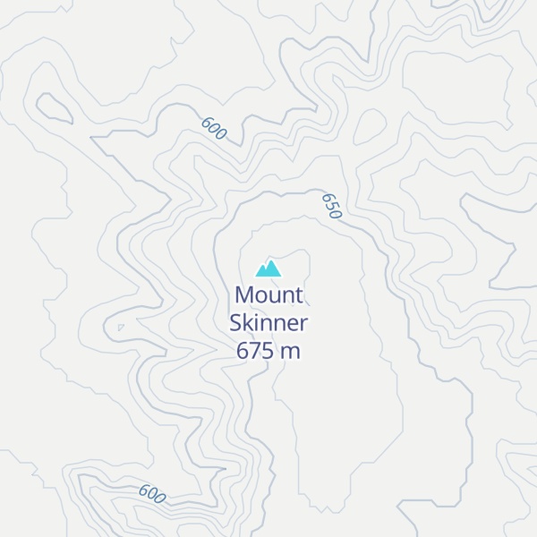 Map of Mount Skinner