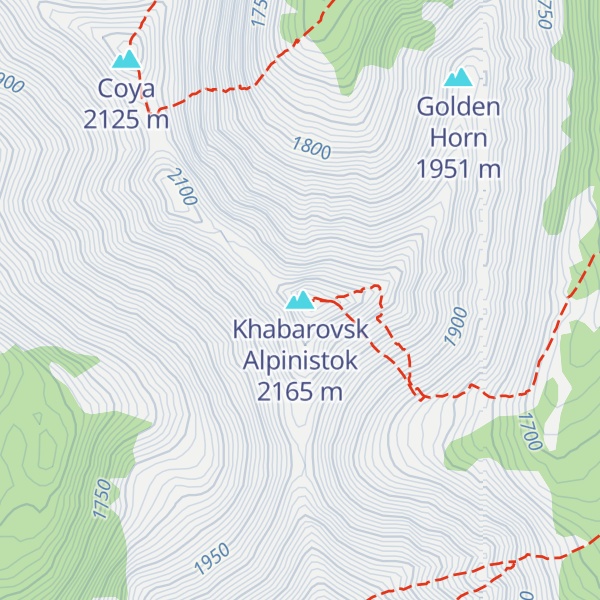 Map of Khabarovsk Alpinistok