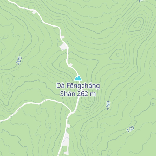 Map of Dà Fēngcháng Shān