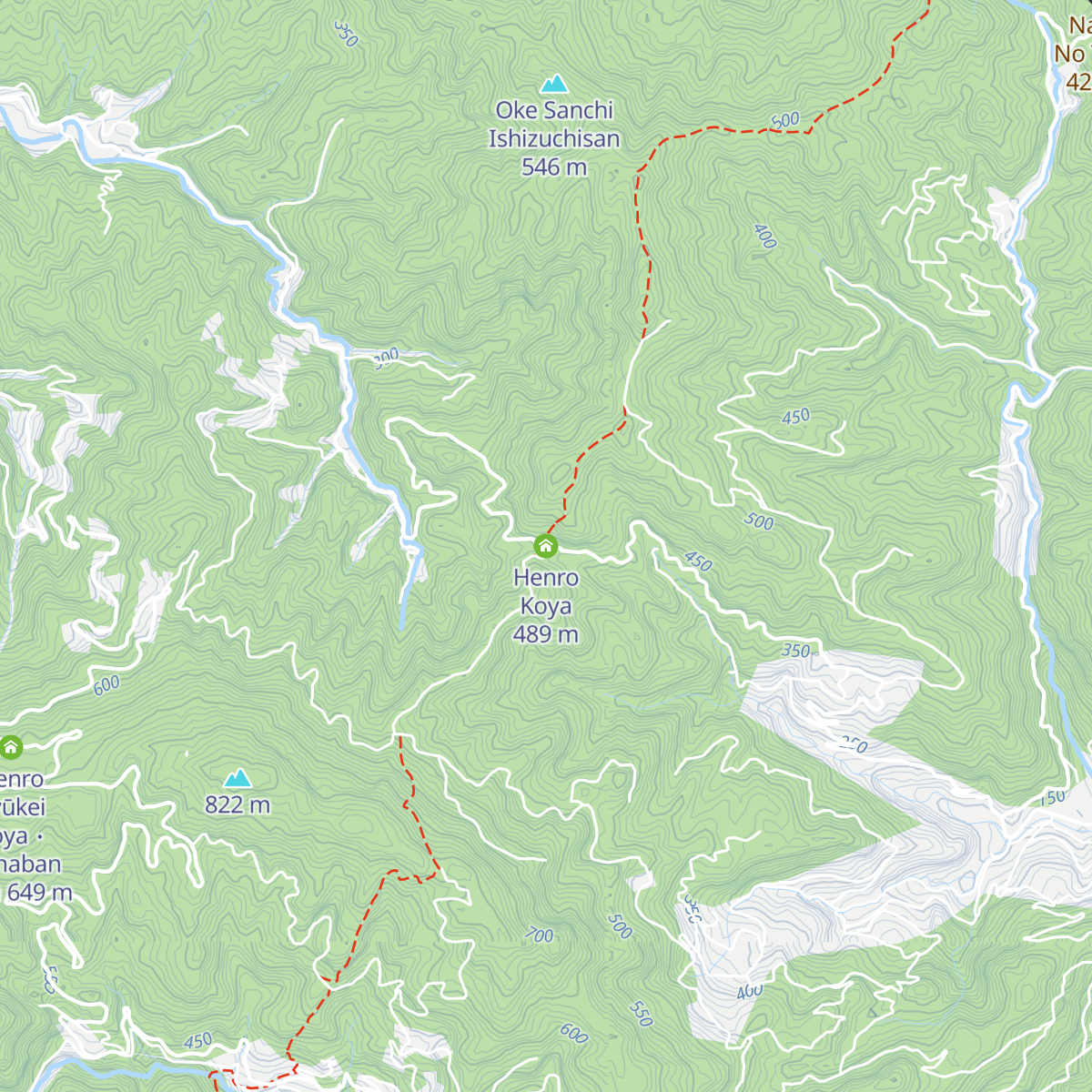 Henro Koya map