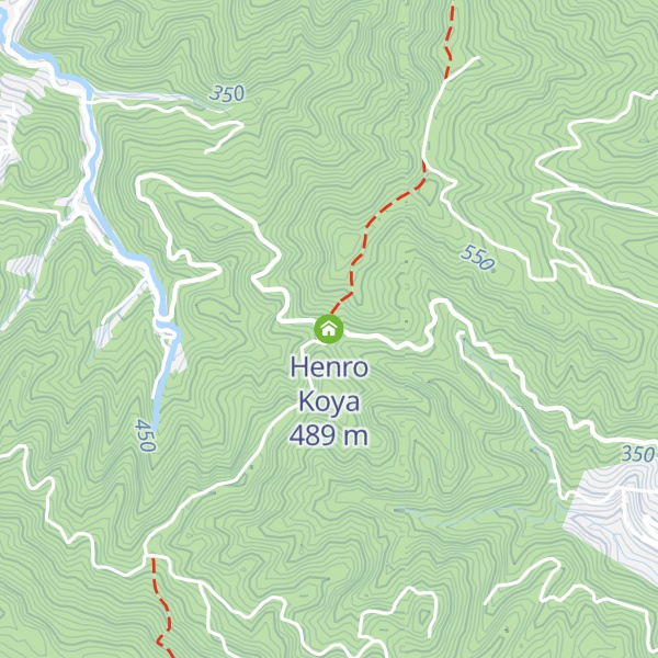 Map of Henro Koya