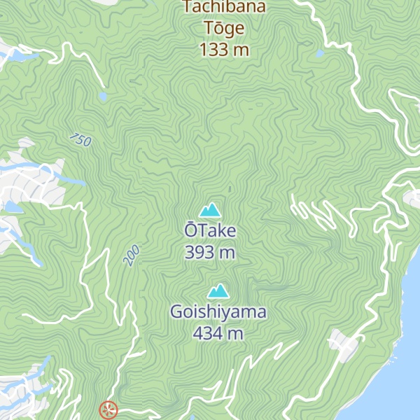 Map of ŌTake