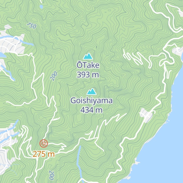 Map of Goishiyama