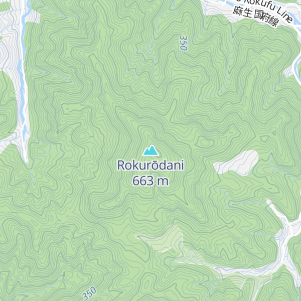 Map of Rokurōdani