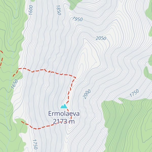 Map of Severnaya Ermolaeva