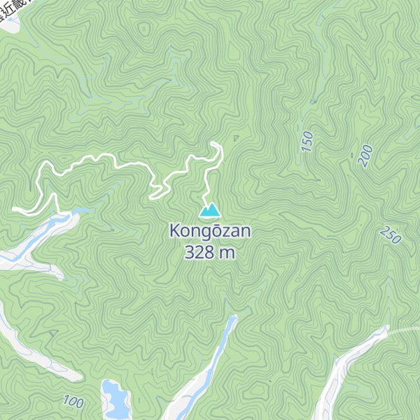 Map of Kongōzan