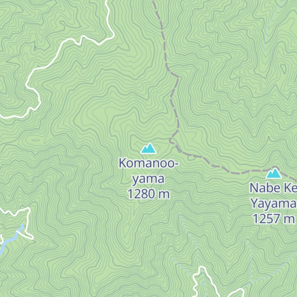 Map of Komanoo-yama