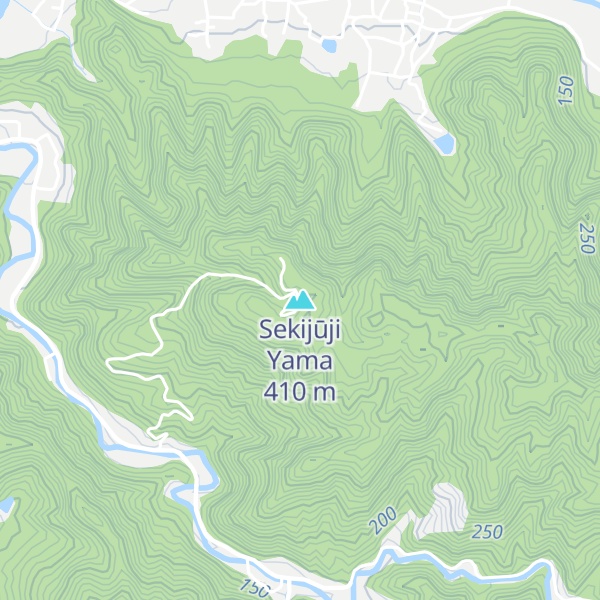 Map of Sekijūji Yama