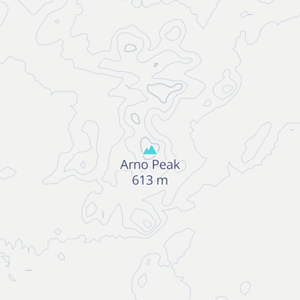 Map of Arno Peak