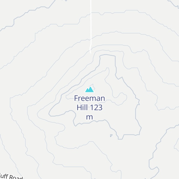 Map of Freeman Hill