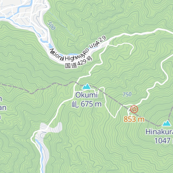 Map of Okumi 乢