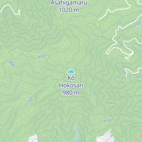 Map of Kō Hokosan