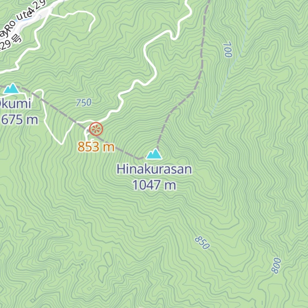 Map of Hinakurasan