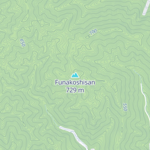 Map of Funakoshisan