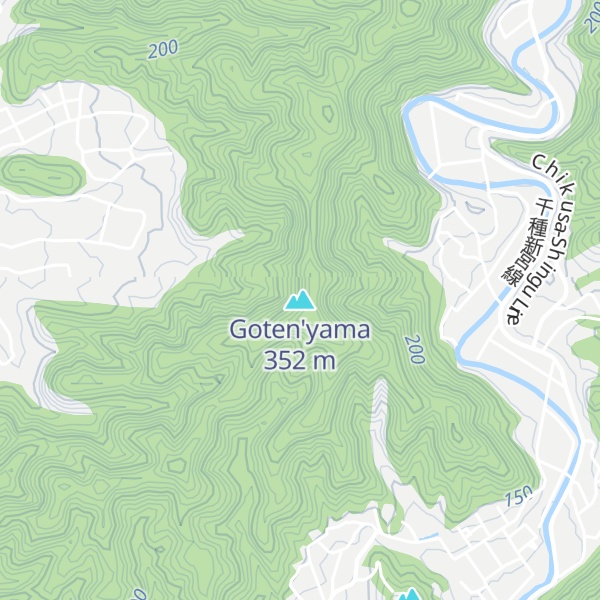 Map of Goten'yama