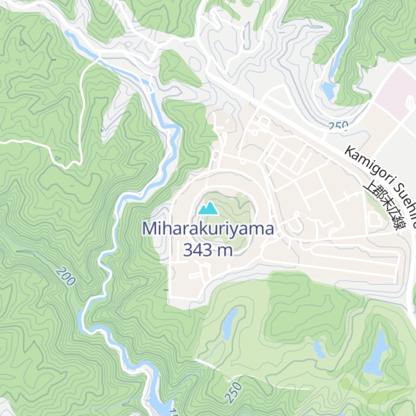 Map of Miharakuriyama
