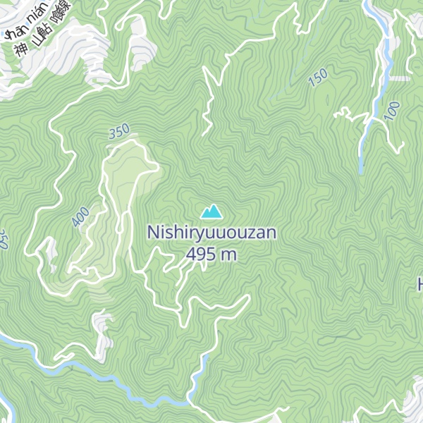 Map of Nishiryuuouzan